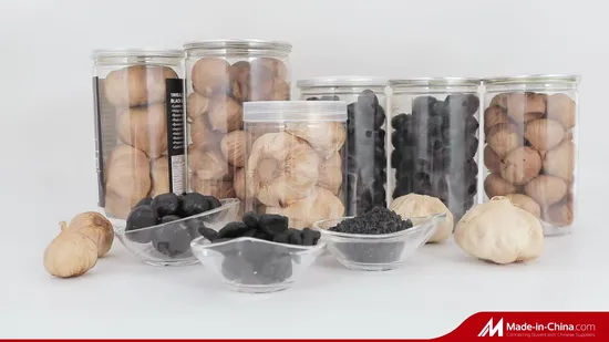 Granuli di aglio nero fermentato, aglio nero disidratato, tritato